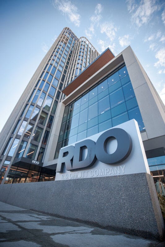 The rdo tower in downtown fargo