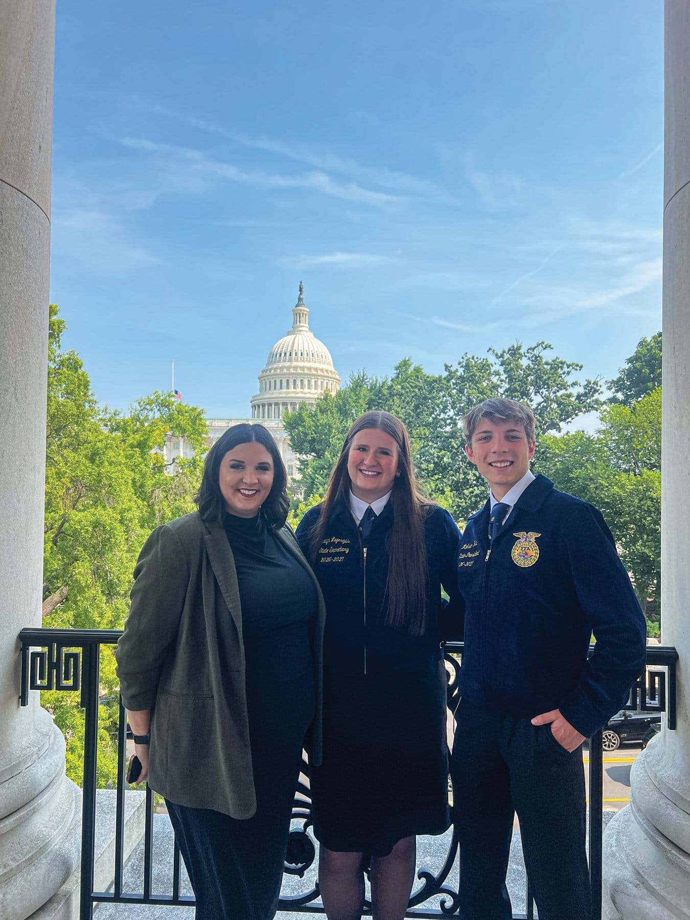 State Advisor, Nikki Fideldy-Doll, Maksim, and Acelynn in Washington, D.C.