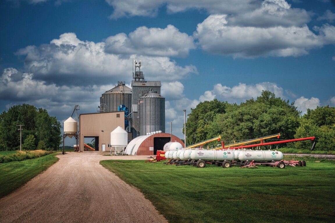 Radium Inc grain elevator