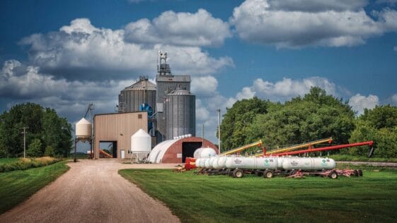 Radium Inc grain elevator