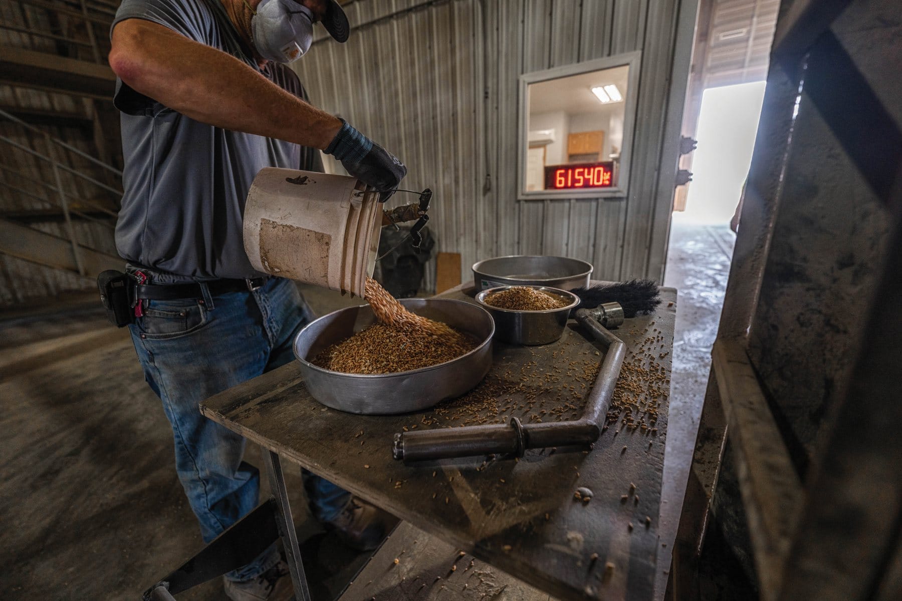 Sampling grain at the elevator